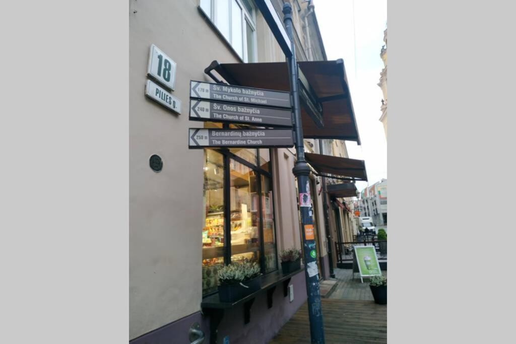 Private Sauna & 4 Bedrooms Old Town Rooftop Apartment VNO Eksteriør billede